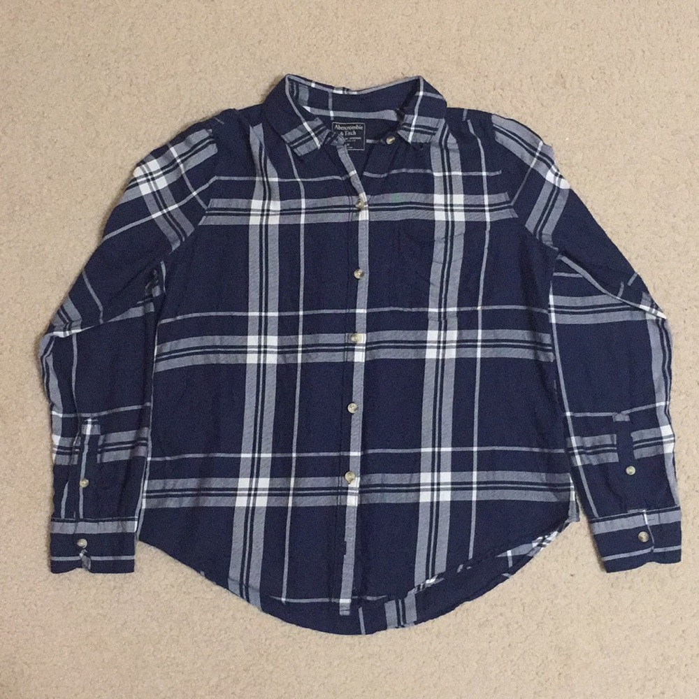 Abercrombie & Fitch Flannel Top